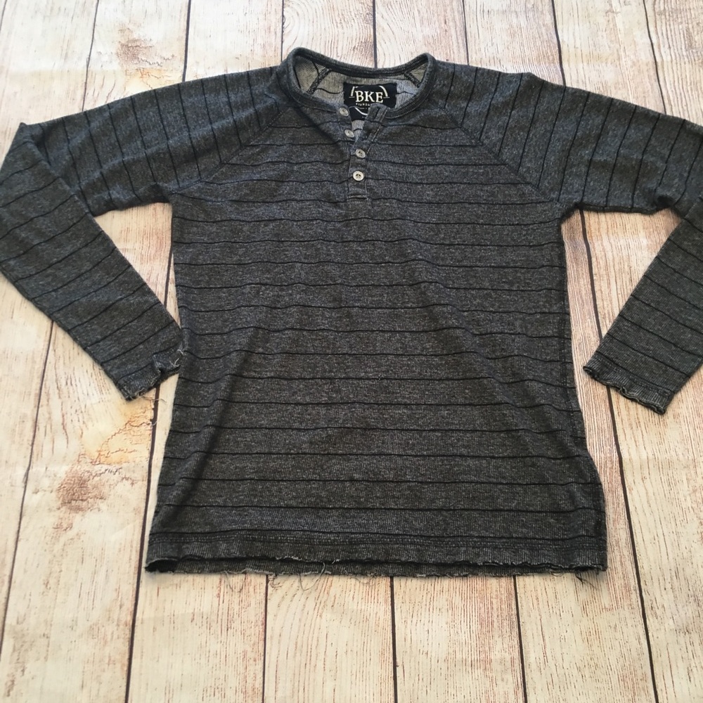BKE Hensley Striped Long Sleeve Shirt